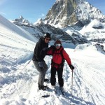 Mit Peter auf dem Gletscher